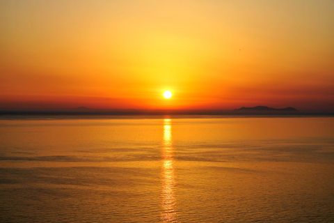 Sonnenuntergang auf Santorin