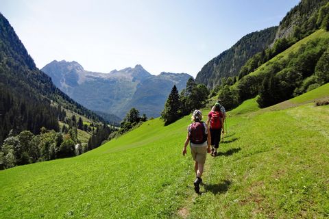 Wanderer in den Chiemgauer Alpen