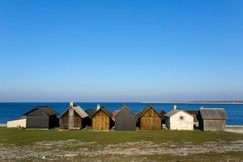 Fischerhütten auf Gotland