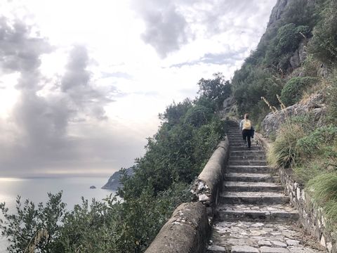 Viel Treppensteigen ist an der Amalfiküste angesagt