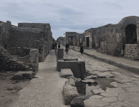 Ein Abstecher in die Stadt Pompei