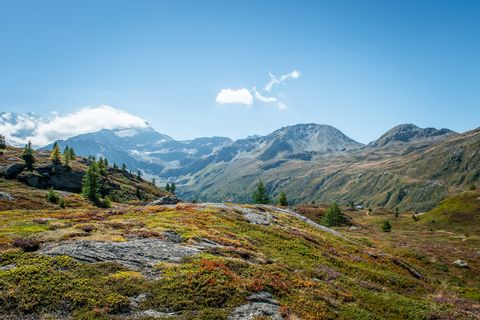Enchanting Swiss mountain countryside