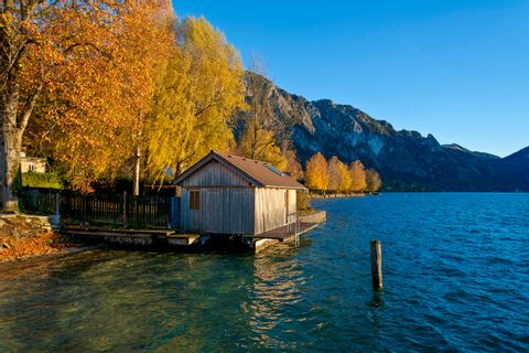 Lake Attersee in Autumn 