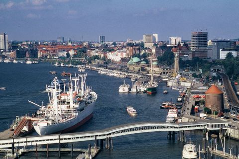 Harbour in Hamburg