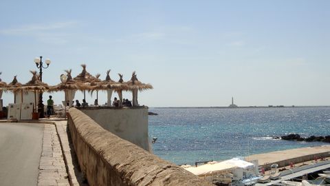 Meeresblick auf der Velotour in Apulien