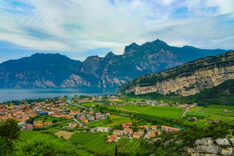 View of Lake Garda from Nago