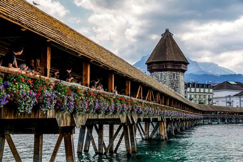 See mit Blick auf Luzern