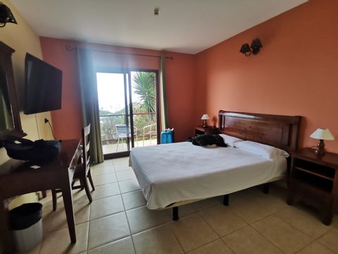 Das Hotelzimmer nach der ersten Etappe von El Hierro. 