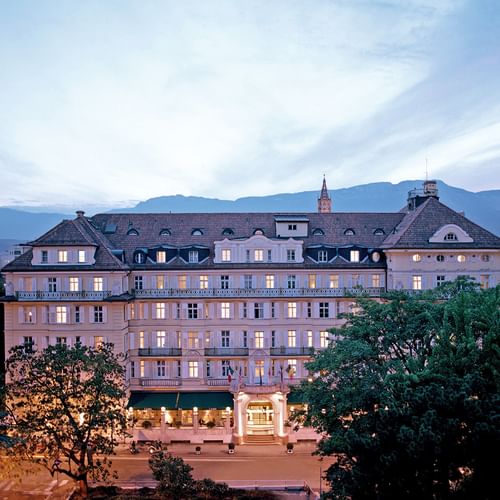 Aussenansicht Parkhotel Laurin in Bozen