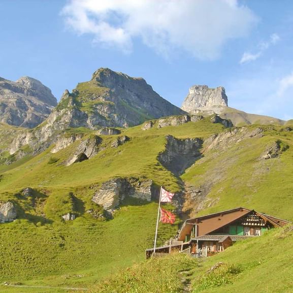 Traditionelle Almen am Bärentrek