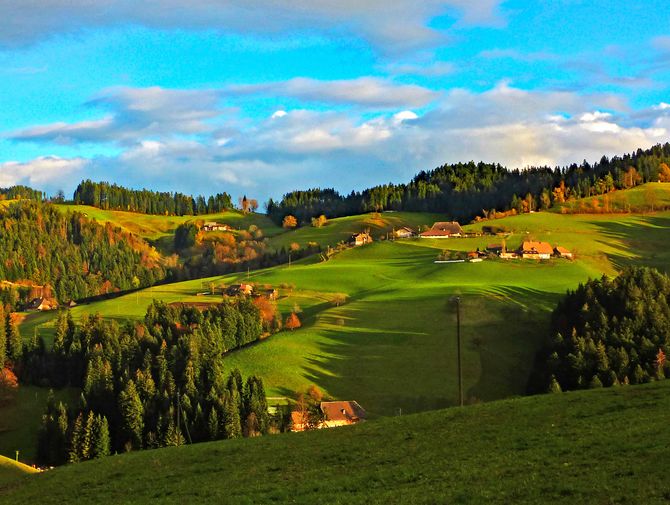 Beautiful Emmental countryside