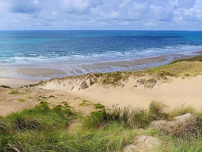 Wunderschöner Strand von Cornwall.
