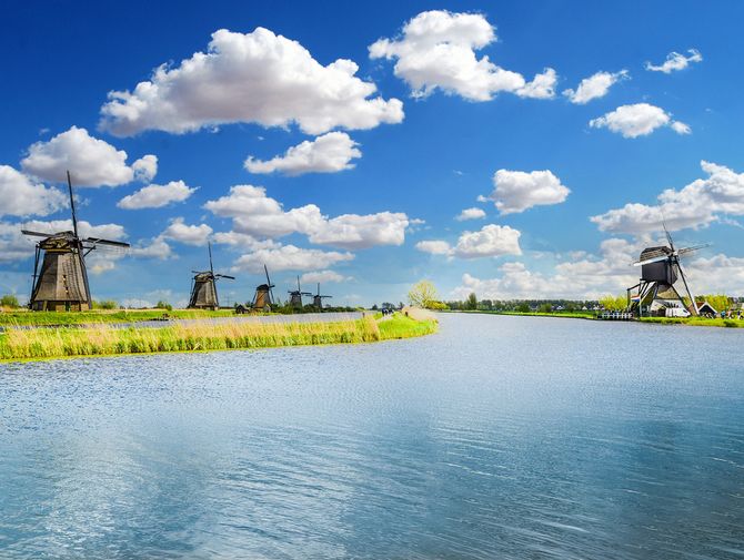 Die Windmühlen von Kinderdijk, UNESCO-Weltkulturerbe