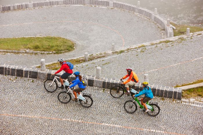 Cyclists in Switzerland
