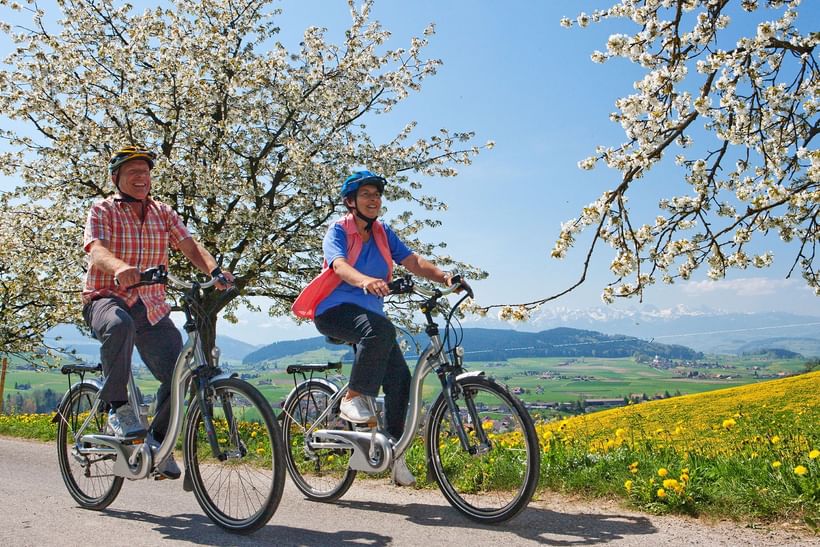 Cycling holidays Herzoute Highlights Emmental & Zugerland